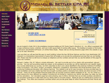 Tablet Screenshot of msettlercpa.com